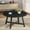 Black, variant on Modern 36 Inch Round Coffee Table, Round Coffee Table, Small Coffee Table with Sturdy Metal Legs for Living Room, Rustic Wood Circular Tables Easy to Assemble