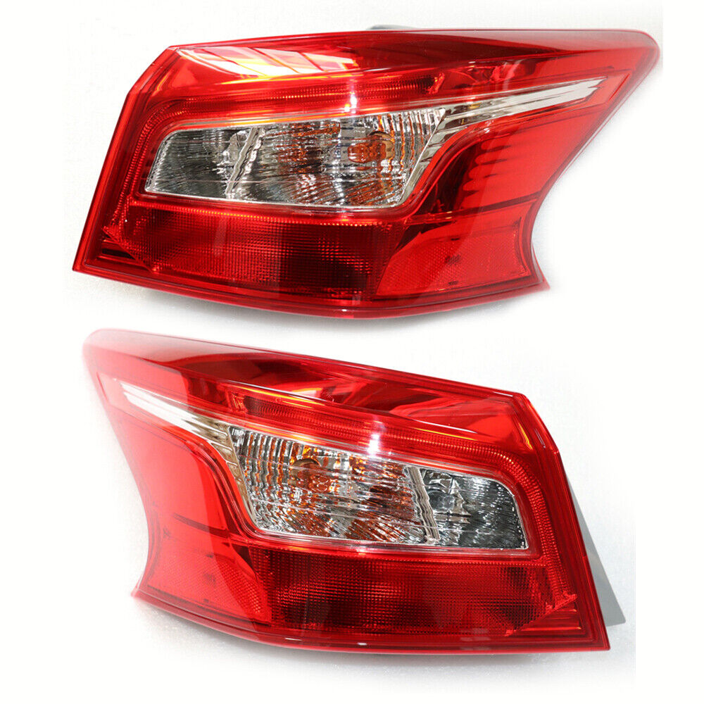 SHZICMY Pair Red Tail Lights Rear Brake Lamp Assembly for 2016 2017 2018 Nissan Sentra Left