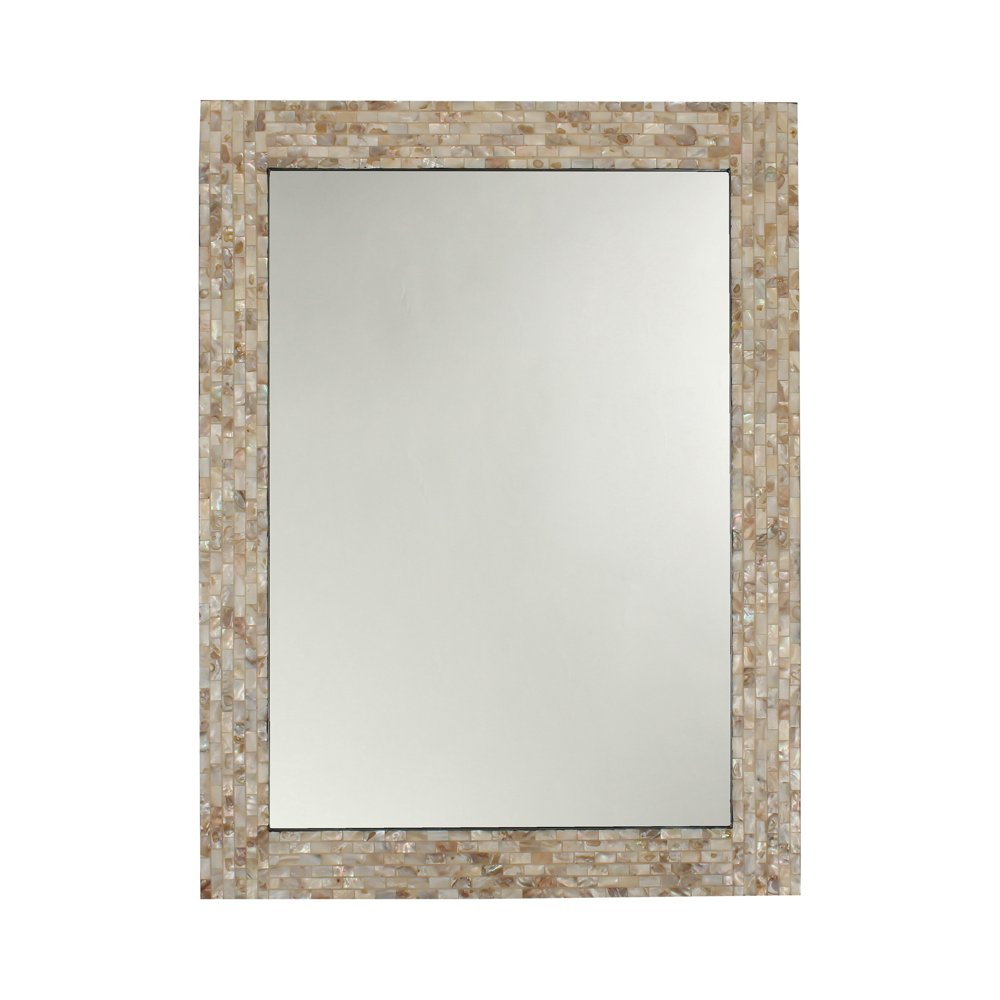 seashell framed mirror