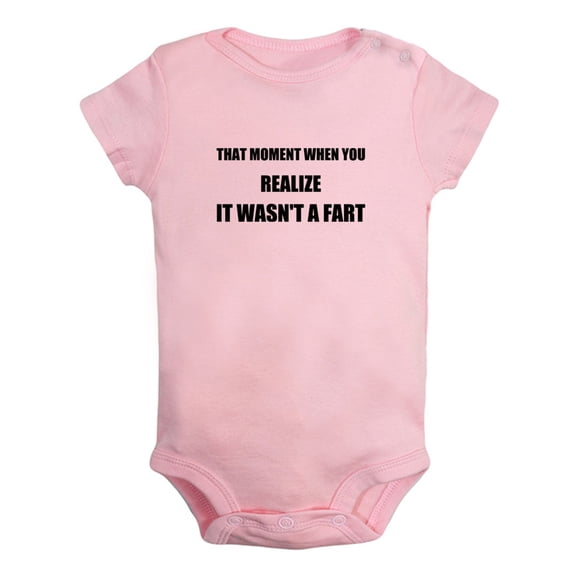 Baby That Moment When You Realize It Wasn't a Fart Funny Rompers Newborn Cute Musician Bodysuit Infant Jumpsuits Childs Graphic One-Piece Outfits