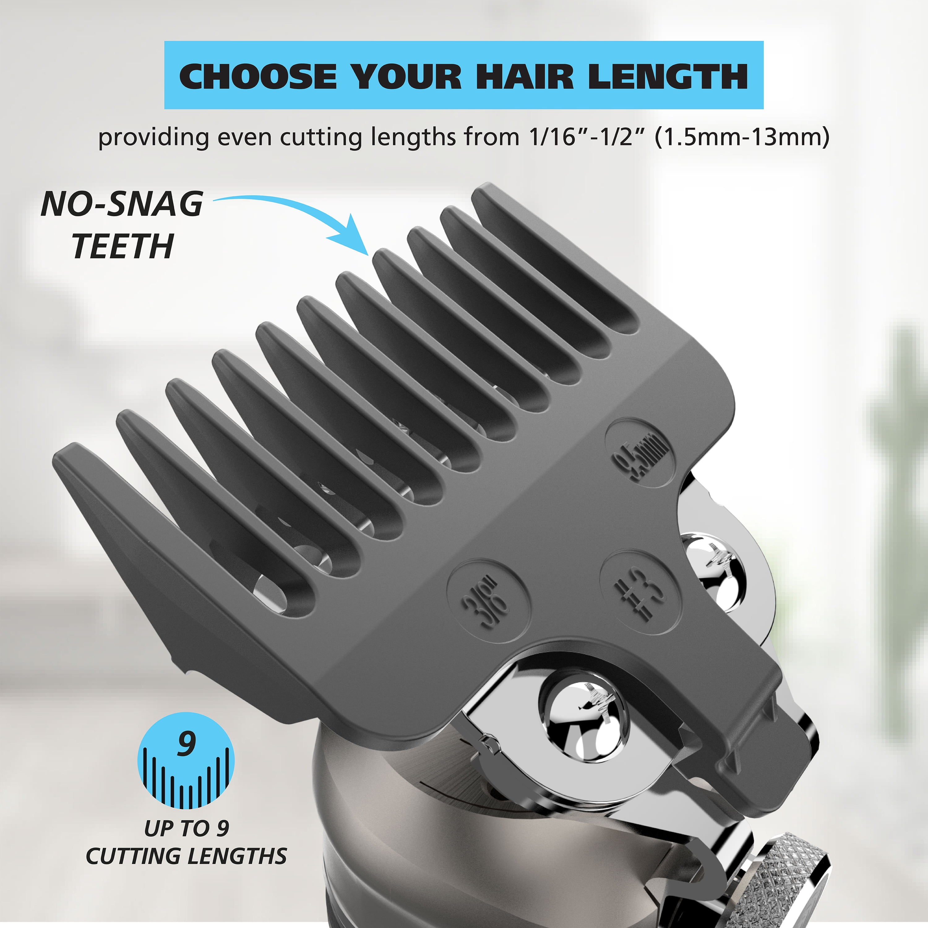 Wahl High Visibility All Metal Lithium Rechargeable Trimmer, 3028246