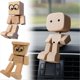 thumbnail image 2 of Shaking Wooden Man Figurine, Funny Shaking Feet Wooden Man Figure Doll for Car Dashboard Desktop Ornaments, 2 of 5