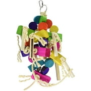 Angle View: Prevue Bodacious Bites Banquet Bird Toy 1 Count - (5.25"W x 21"H) Pack of 4