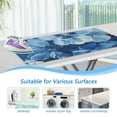 thumbnail image 5 of Blue Floral Ironing Board Covers Heat Resistant Ironing Pad Mat Portable for Travel Washer Dryer Table, 5 of 6