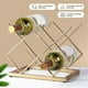 thumbnail image 5 of Countertop Wine Rack Freestanding Small Wine Rack Desktop Wine Rack Bracket For Cabinets, Pantry, Wine Bottle Storage, 5 of 5