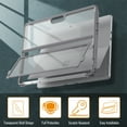 thumbnail image 3 of Fintie Case for 13 Inch Microsoft Surface Pro 10 (2024) / Surface Pro 9 (2022) - Shockproof Folio Rugged Hard Cover with Clear Transparent Back Shell Compatible with Type Cover Keyboard, Gray, 3 of 10