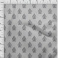 thumbnail image 3 of oneOone Cotton Cambric Fabric Leaves & Tree Block Printed Craft Fabric BTY 56 Inch Wide, 3 of 4