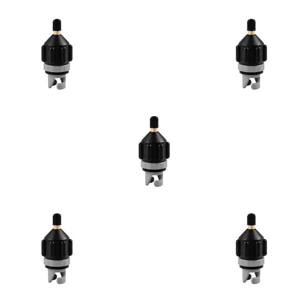 Yuarrent Adaptador de válvula de aire Accesorio de bote inflable profesional Repuestos Convertidor de bomba resistente al desgaste Componente de Type2 NO2 Yuarrent CBP029617