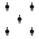 thumbnail image 2 of Yuarrent Adaptador de válvula de aire Accesorio de bote inflable profesional Repuestos Convertidor de bomba resistente al desgaste Componente de Type2 NO2 Yuarrent  CBP029617, 2 of 6