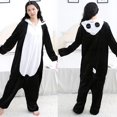 thumbnail image 1 of Pijamas de una pieza de Panda Kigurumi para adultos, trajes a juego para la familia, mono de Animal lindo Unisex, disfraces de Cosplay DE NAVIDAD Y Halloween, 1 of 4
