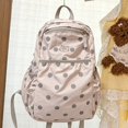 thumbnail image 4 of Polka Dot Nylon Daypack, Multi Pocket Casual Backpack, Ultra Lightweight Large Capacity Bookbag for Daily Commute Campus Travel, 4 of 8