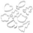 thumbnail image 2 of 8pcs Cookie Cutter Stainless Steel Gift Cookie Cutters Molds Cookie Baking Cutter Mold, 2 of 6