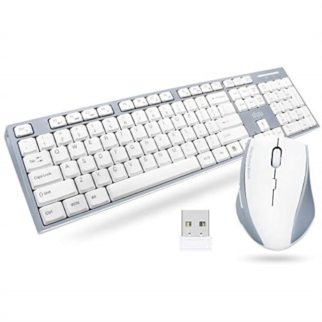 Laptop Uhuru Keyboard Mouse Combo Wireless Full-Sized For Computer TV Tablet