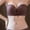 Coffee, variant on hoksml Strapless Bandeau Bra,Front Strap Anti-slip Strip Strapless Underwear Gathered Wipe Chest Type Anti-slip Traceless Bra Women