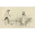 thumbnail image 3 of Jean-Louis Forain 14x11 Black Modern Framed Museum Art Print Titled - Poilu Acknowledging German Soldier II (Probably 1918), 3 of 5