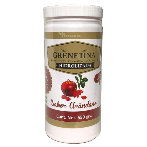 Grenetina Hidrolizada Sabor Arándano 100% Natural 550 Grs Pretty Bee