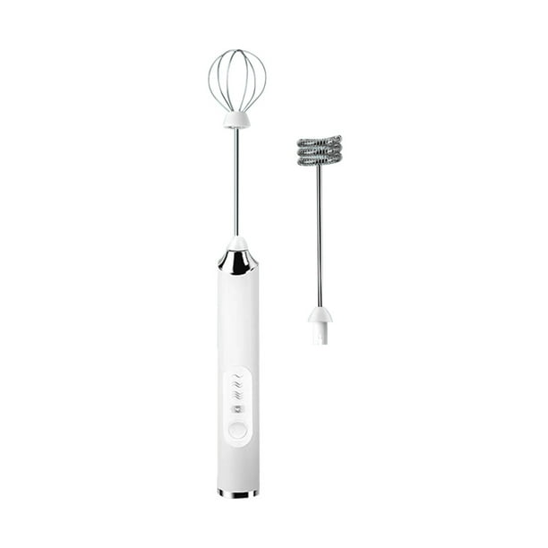 Batidor de huevos eléctrico Wdftyju de acero inoxidable automático Carga USB 30 cm