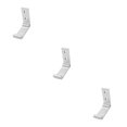 thumbnail image 3 of Kenally Ganchos de pared plegables Herrajes para muebles decorativos Bolsas montadas en la pared para el hogar Perchas Puerta Toalla Herramientas Plata 3piezas Kenally CBP391869, 3 of 6