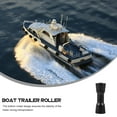 thumbnail image 3 of COMPUKAS 1Pcs Rouleau avant de Remorque de Bateau en PVC Noir pour Accessoires de Remorque de Yacht, 3 of 8