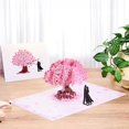 thumbnail image 2 of Anniversary Card, 3D Pop-Up Cherry Blossom Tree Card for Him Her Husband Wife Couple for Wedding, Romantic Birthday, Anniversary, Valentines Day, 2 of 9
