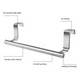 thumbnail image 2 of Stainless Steel Single Towel Rack Kitchen Non-Perforated Towel Hanging Rod Cabinet Door Back Rag Hanger, 2 of 6