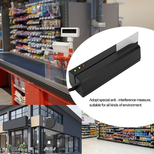 Writer Encoder Scanner,MSR605X Strip Card Reader LED Indicator Magstripe Writer 3 Tracks Free Software To Install Card Reader Writer USB Encoder Stripe Card