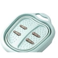 thumbnail image 2 of Foot Soaking Bath Basin Foldable Portable Roller Design SPA Massage Bucket for Relieving Feet Pain AchesGreen, 2 of 4