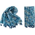 thumbnail image 2 of HSHDLDF Foulards Légères pour Femmes, Mode, à Imprimé Floral, Hiver Automne, Chaudes, Foulard Châle, 2 of 3