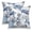 Coastal-2, variant on Dashan Nautical Coastal Throw Pillow Covers 18x18 Set of 2,Ocean Themed Coral Seashell Decorative Pillow Cases for Bedroom Sofa Couch
