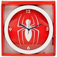 thumbnail image 2 of Marvel Comics Spider-Man Symbol Character 9 3/4 Wall Clock, 2 of 3