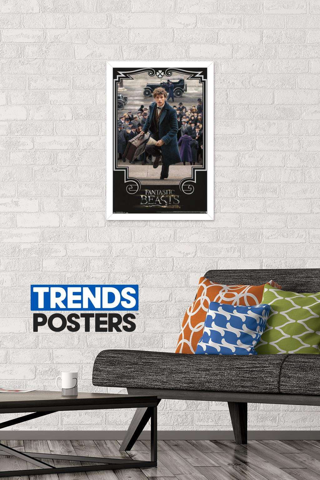 Fantastic Beasts And Where To Find Them - Newt Steps Wall Poster, 14.725" x 22.375", Framed