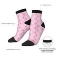 thumbnail image 6 of Pofeuu Breast Cancer Awareness5 Print 30cm Socks, Adult Running Hiking Socks for Youth and Adult, 6 of 7