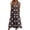 AA-Brown546, variant on XIAONU Women's Sleeveless Midi Dress Button Placket Summer Casual Pocket Gown