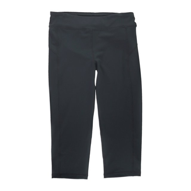 Aeropostale Leggings casuales de alto rendimiento para mujer, negro, pequeño