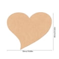 thumbnail image 3 of Heart Shaped Bulletin Board with Backing, Pin Board Tile for Wall Decor and Photo Display Board, 3 of 6