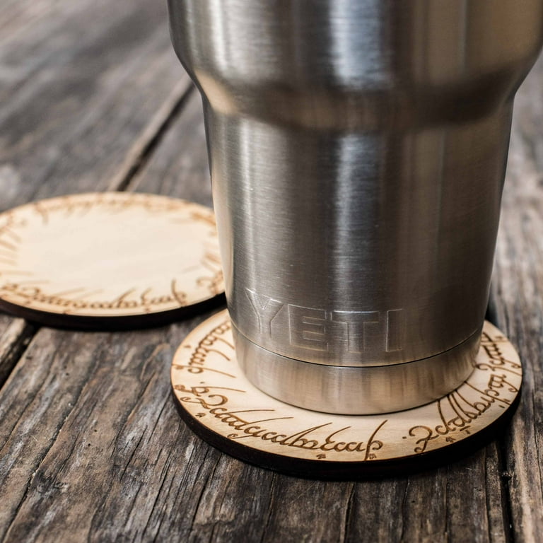 Lineman Coasters Set of 2 - Raw Wood Lineman Coasters Set of 2 - Raw Wood