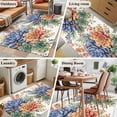 thumbnail image 5 of 3'x5' Area Rugs, Spring Floral Succulents Indoor Outdoor Area Rug for Living Room Bedroom, Watercolor Botanical Summer Washable Bathroom Rugs Kitchen Floor Carpet Mats Home Decor Aesthetic, 5 of 8