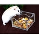 thumbnail image 4 of Hámster Ratón Acrílico Comida Cuenco de Agua Cuenco de Alimentación Transparente Recipiente de Comida Sunnimix Pet Hamster Feeding Bowl, 4 of 8