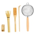 thumbnail image 2 of Juego de batidor de matcha, herramientas para matcha, cepillo mezclador para principiantes, herramienta profesional de bambú para hacer té, cuchara de Juego de 4 luces, 2 of 9