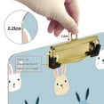 thumbnail image 6 of FORMRS Acrylic Clipboard with Low Profile Clip Standard A4 Letter Size, 12.5" x 9", Blue Rabbits, 6 of 8