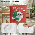 thumbnail image 7 of TSOVTHRID Santa Claus Christmas Tree Print Chair Back Slipcovers for Dining Chairs Dining Kitchen Chair Back Cover Soft Chairs Covers for Restaurant Holiday Festival Christmas Decoration, Set of 6, 7 of 7