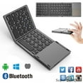thumbnail image 2 of Foldable Bluetooth Keyboard With Touchpad - Ultra-Portable Wireless Keyboard For Windows, Android, IPad, IPhone - Rechargeable & Multi-Device Support (63 Keys, 10m Range, 35H Battery)​, 2 of 23