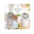 thumbnail image 3 of Crane 2-in-1 Air Circulating Desk Fan with Integrated Air Filter – Quiet Tabletop Fan for Bedroom, Office, or Dorm, 3 of 8