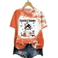 thumbnail image 2 of Hessimy Fall Shirts for women's Halloween Pumpkin Graphic Tees Thanksgiving Family Turkey Tops Cute Autumn Thankful T-Shirt(Orange,XL), 2 of 5