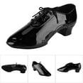 thumbnail image 2 of Zapatos Latinos Suaves Y Cómodos Zapatos De Baile De Moda para Hombres Cuero De PU 42 YUNYI BRAND Deportes, 2 of 8