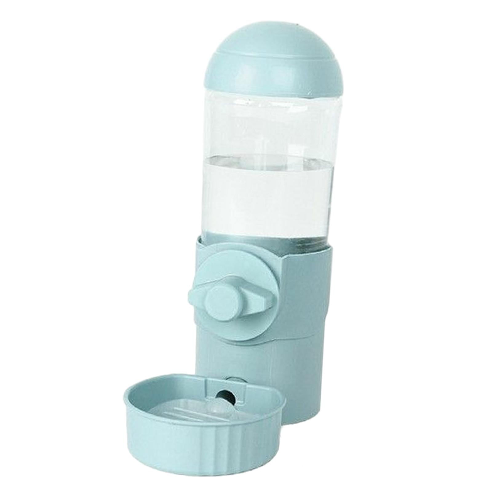 Fzaqwen Pet Water Drinker Cage Hanging Drinking Bottle Automatic Pet Water Fountain Easy Blue