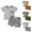 Style.1-Brown, variant on Toddler Baby Girl Summer Clothes Daddy's Little Man Short Sleeve Letter T Shirt Top Shorts Set Cute 2Pcs Casual Outfit baby clothes(3-6 Months,Brown)