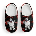 thumbnail image 3 of Ghostbusters Stay Puft Kid's Cotton Slippers Winter Warm Soft Plush Slippers with Rubber Sole Non-Slip Indoor Outdoor Slip on Shoes Fluffy House Slippers For Boys Girls Teen, 3 of 8