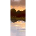 thumbnail image 3 of Boho Hue Studio 12x24 Black Modern Framed Museum Art Print Titled - Landscape Aglow Panel 1, 3 of 5