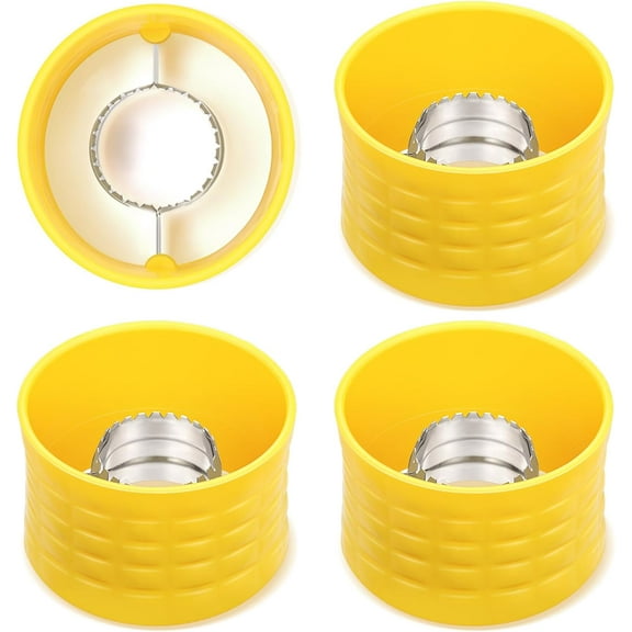 4 Pieces Cob Corn Stripper Corn Stripping Tool Corn Cobber Tools Manual Corn Threshing for Removing Kernels from Fresh Corn